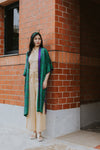 Raja Rani La Vacanza Kimono - Purple Green Jungle