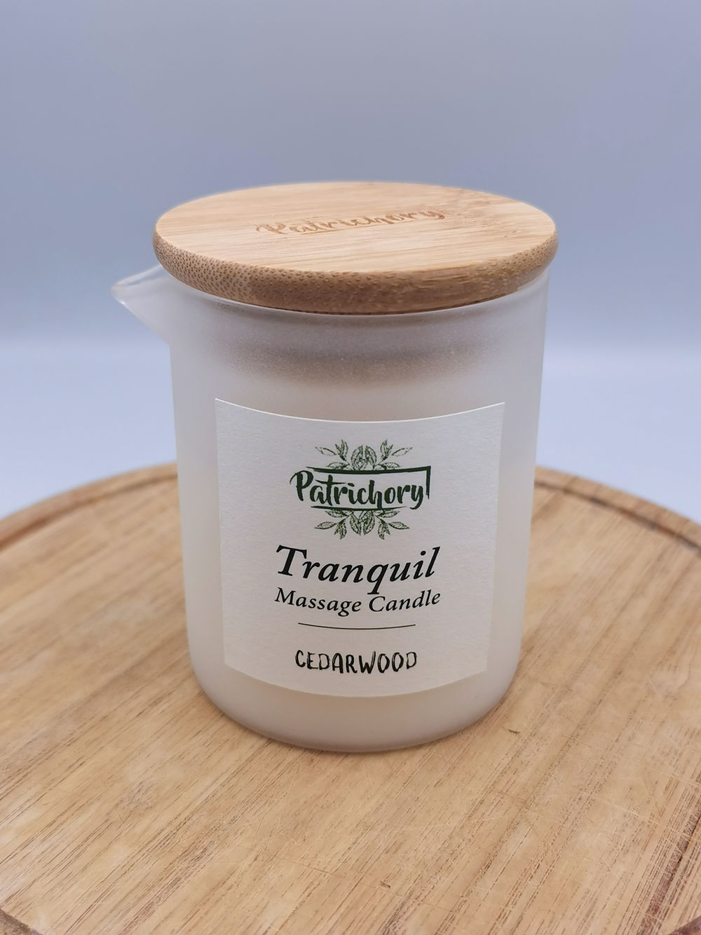 Patrichory - Tranquil Cedarwood Massage Candle