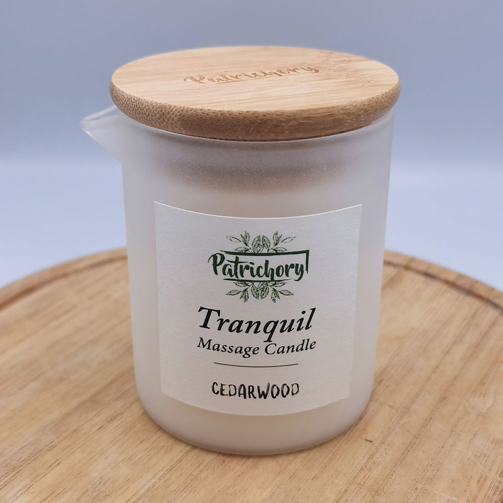 Patrichory - Tranquil Cedarwood Massage Candle