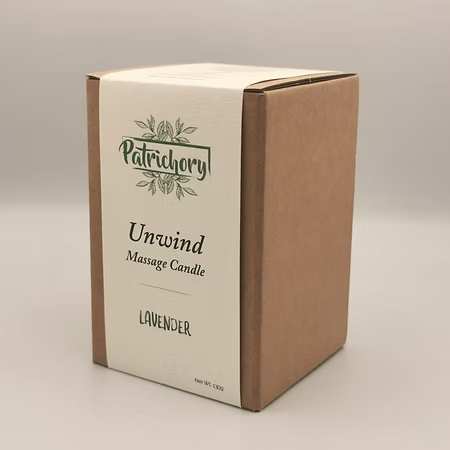 Patrichory - Unwind Lavender Massage Candle