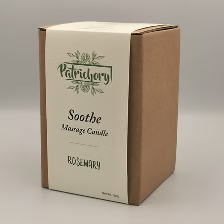 Patrichory - Soothe Rosemary Massage Candle