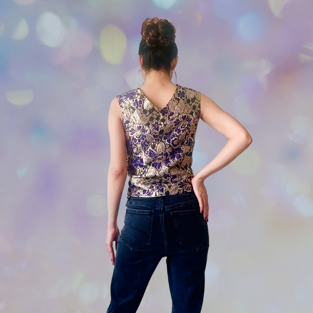 Junglesuit The Plunge Top - Amethyst