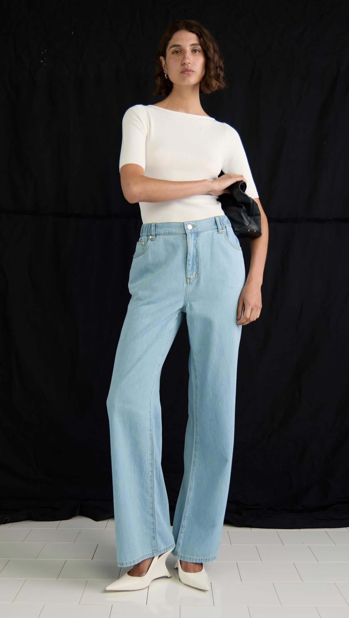 Staple the Label Amelia Chambray Jeans