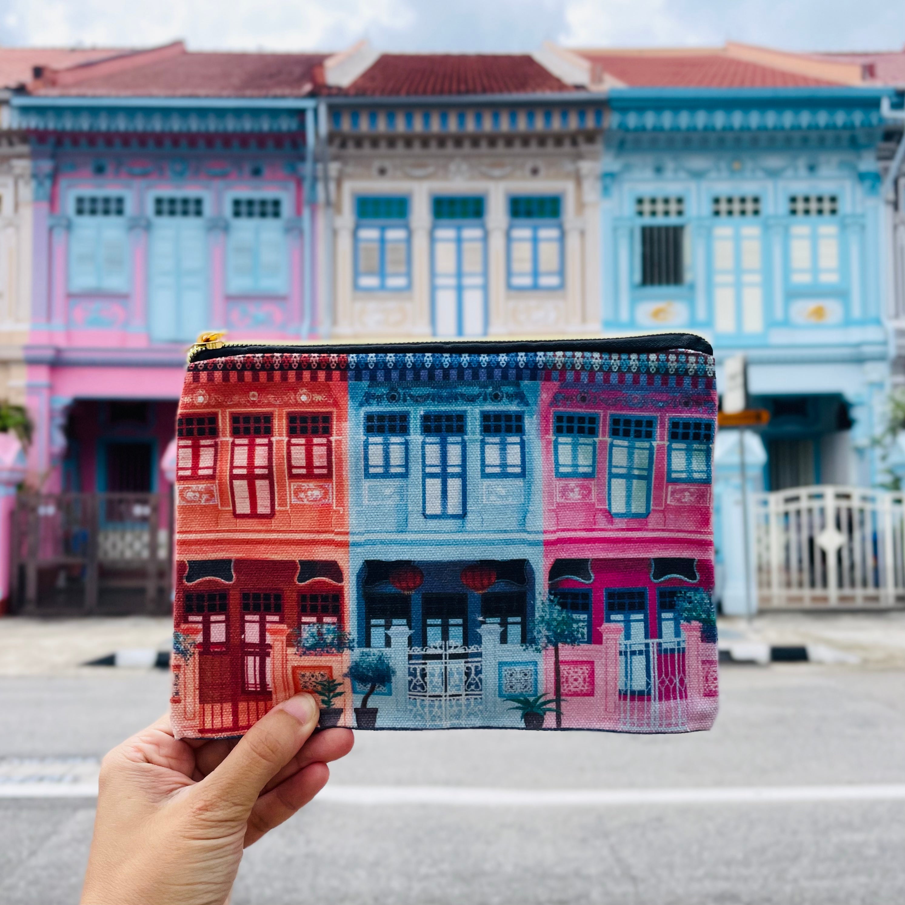 The Crimson Atelier Pouch - Shophouses