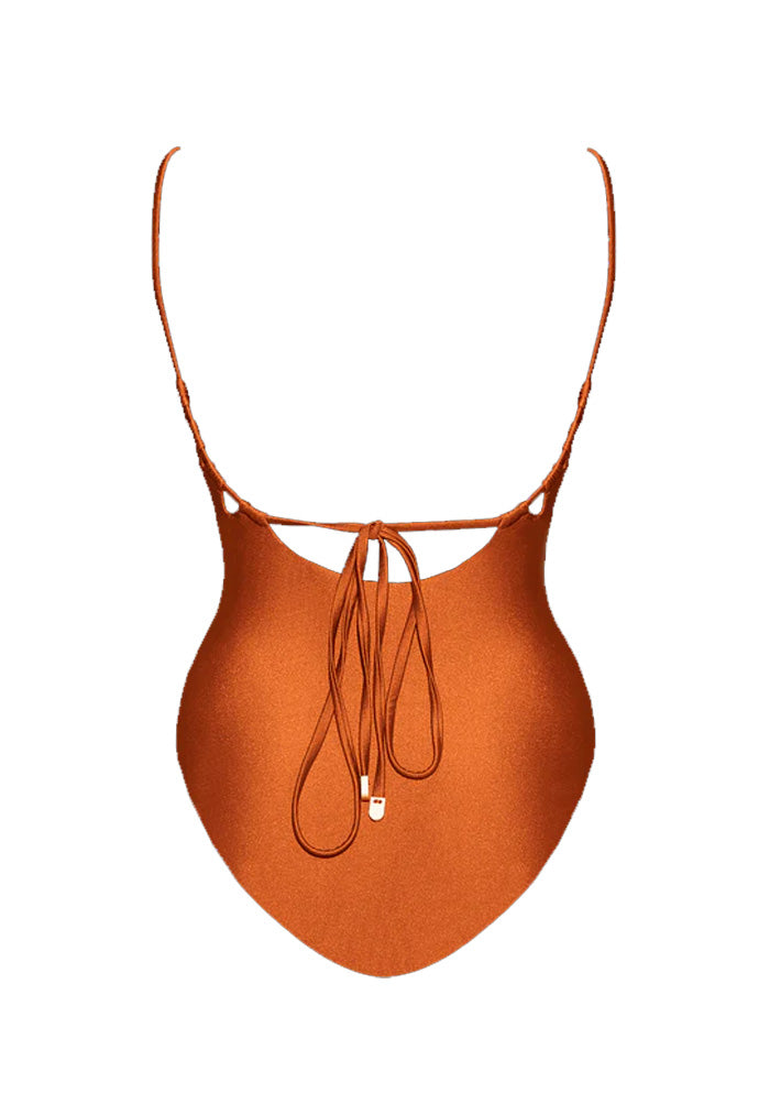 HÁI Hollywood Plunge & Lift Swimsuit - Peruvian Amber