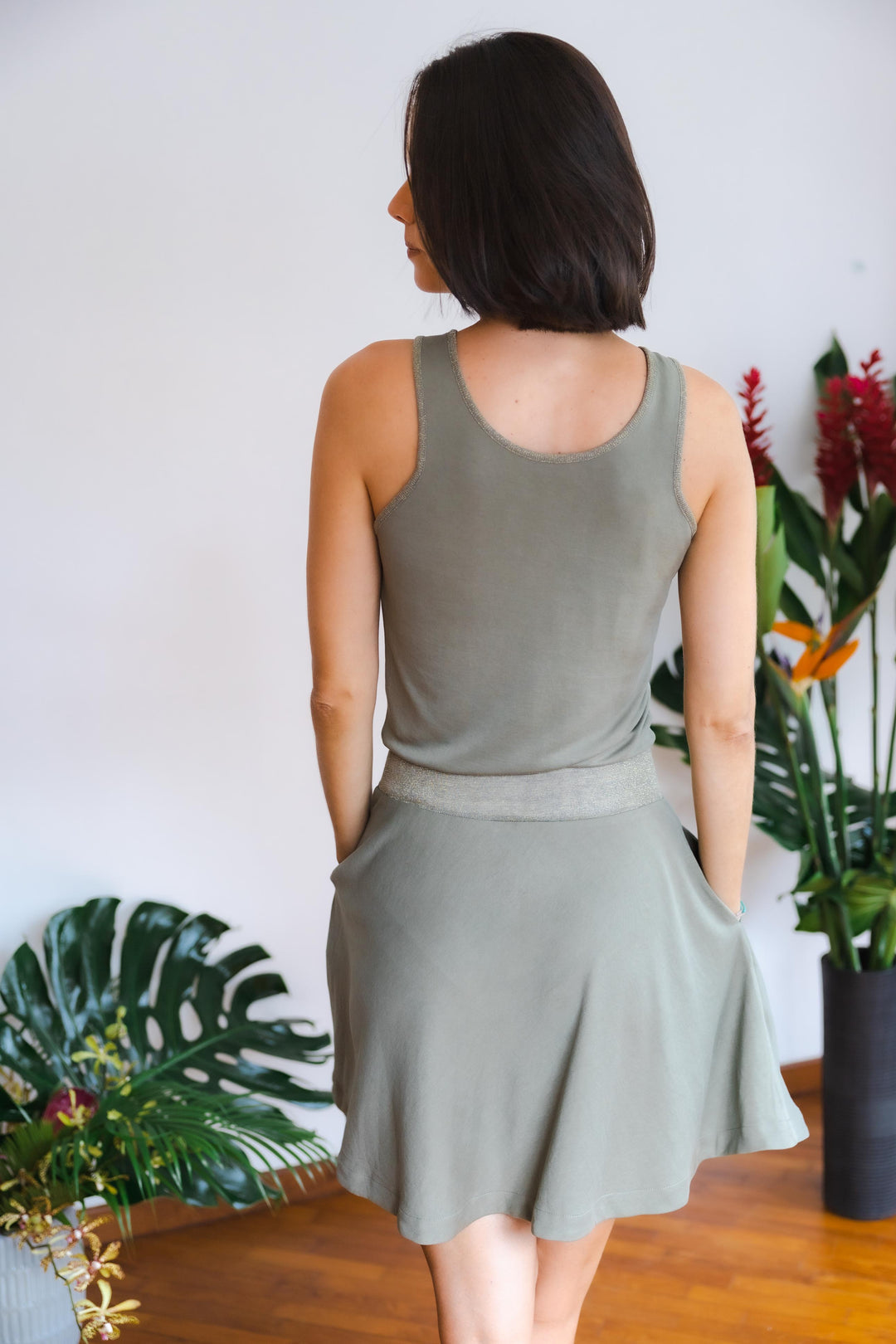 Junglesuit One & Done Dress - Sage