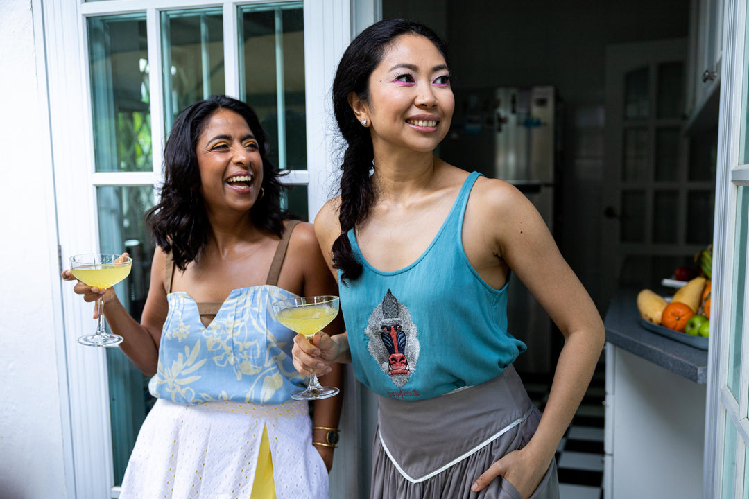 Junglesuit The Look Top - Mandrill Turquoise