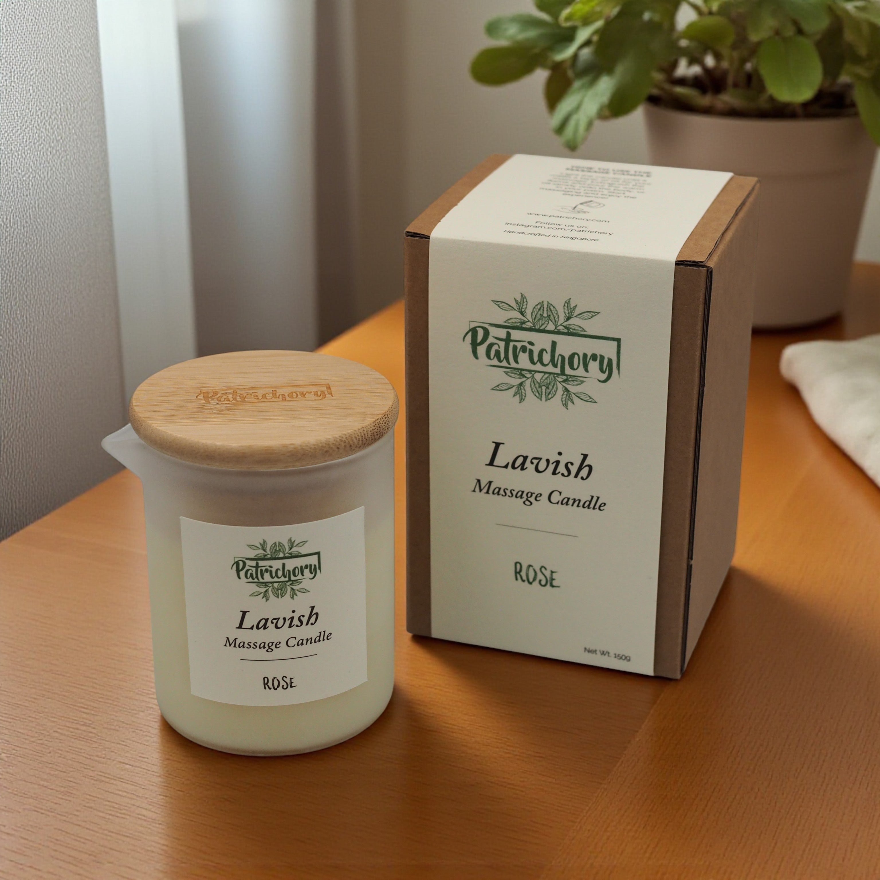 Patrichory - Lavish Rose Massage Candle