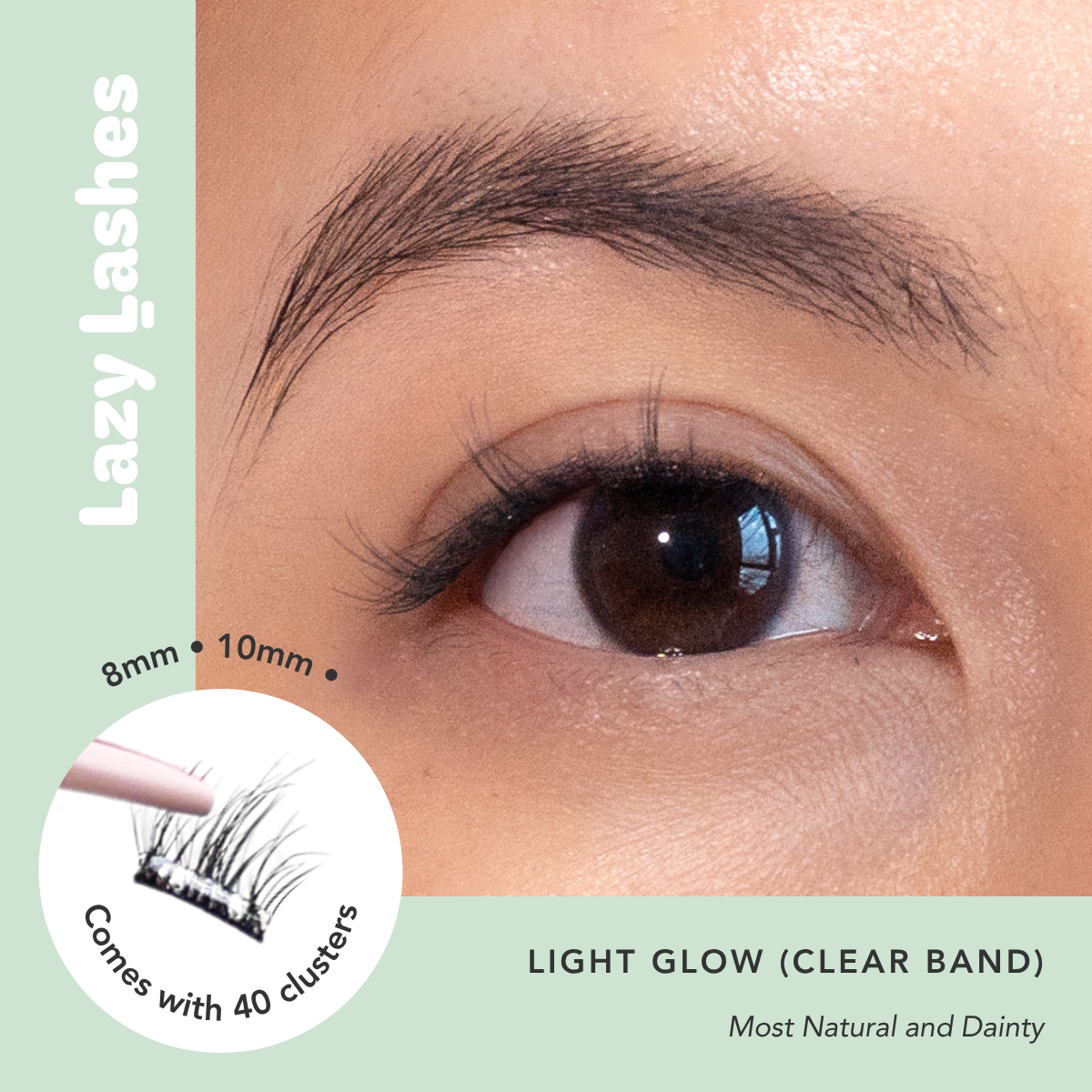 Nodspark - Everyday Light Glow (Clear Band) Lazy Lashes