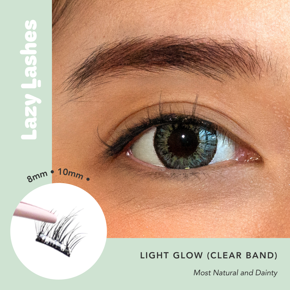 Nodspark - Everyday Light Glow (Clear Band) Lazy Lashes