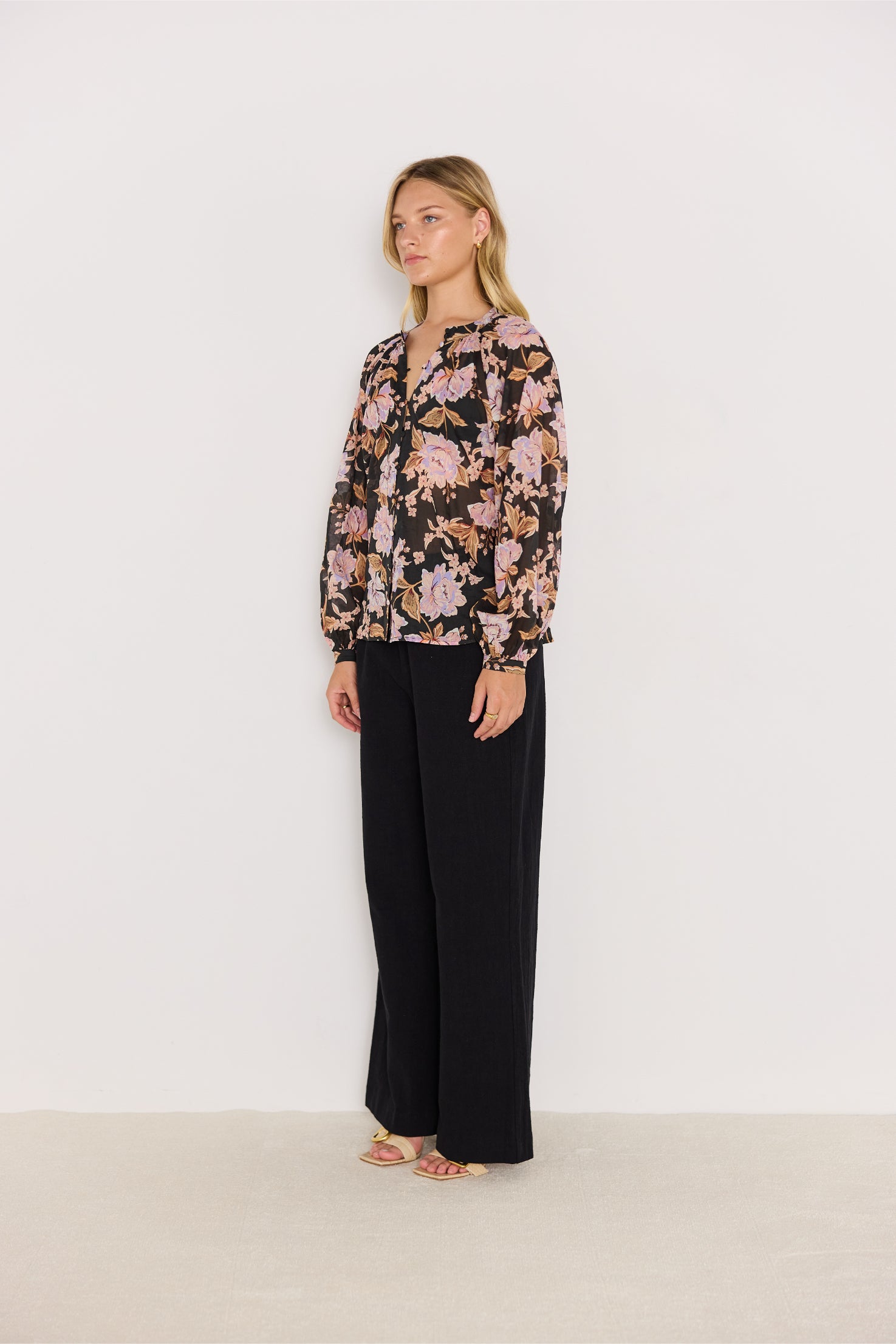 MINKPINK Willow Floral Blouse