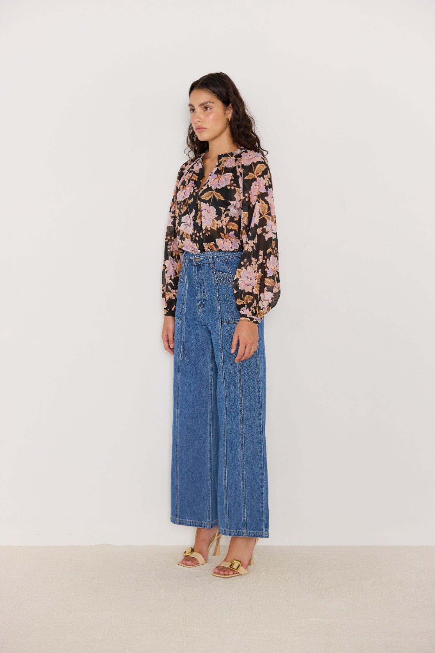 MINKPINK Willow Floral Blouse
