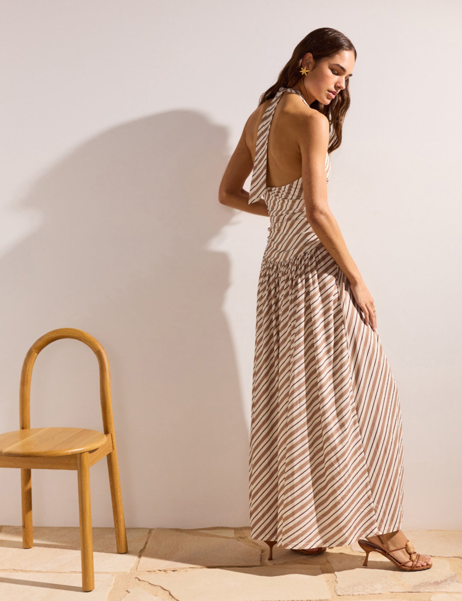 MINKPINK Orielle Halter Mesh Dress