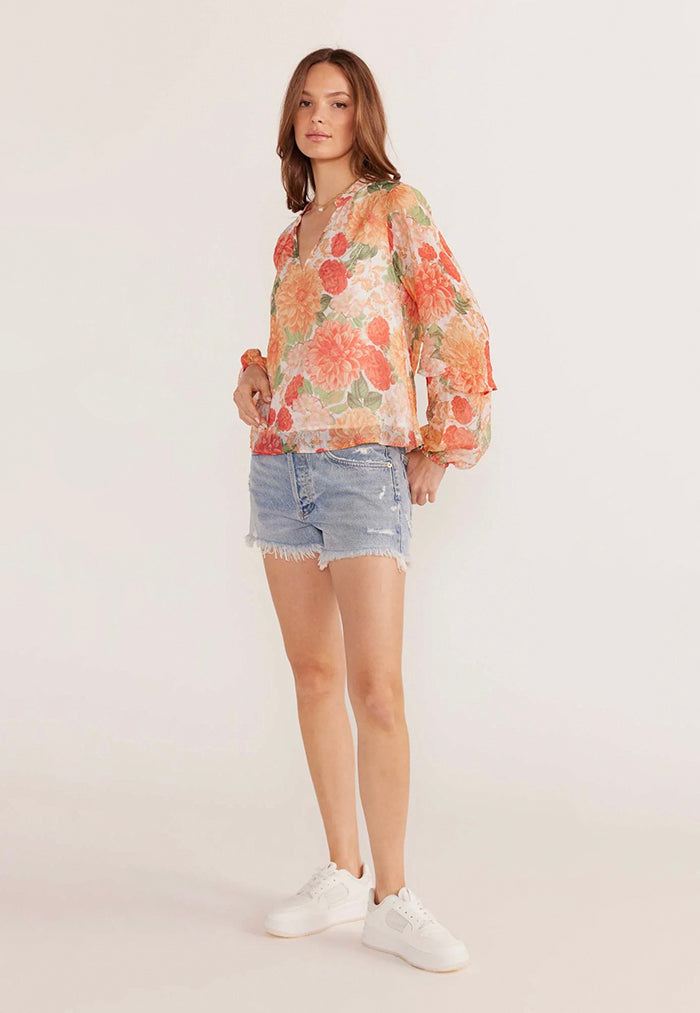 MINKPINK Aida Long Sleeve Blouse