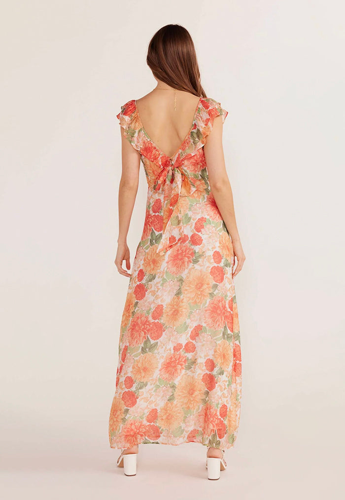 MINKPINK Aida Frill Maxi Dress