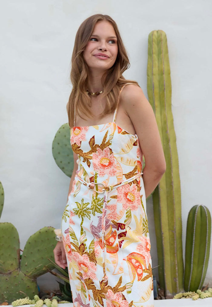 MINKPINK Sarai Panelled Midi Dress