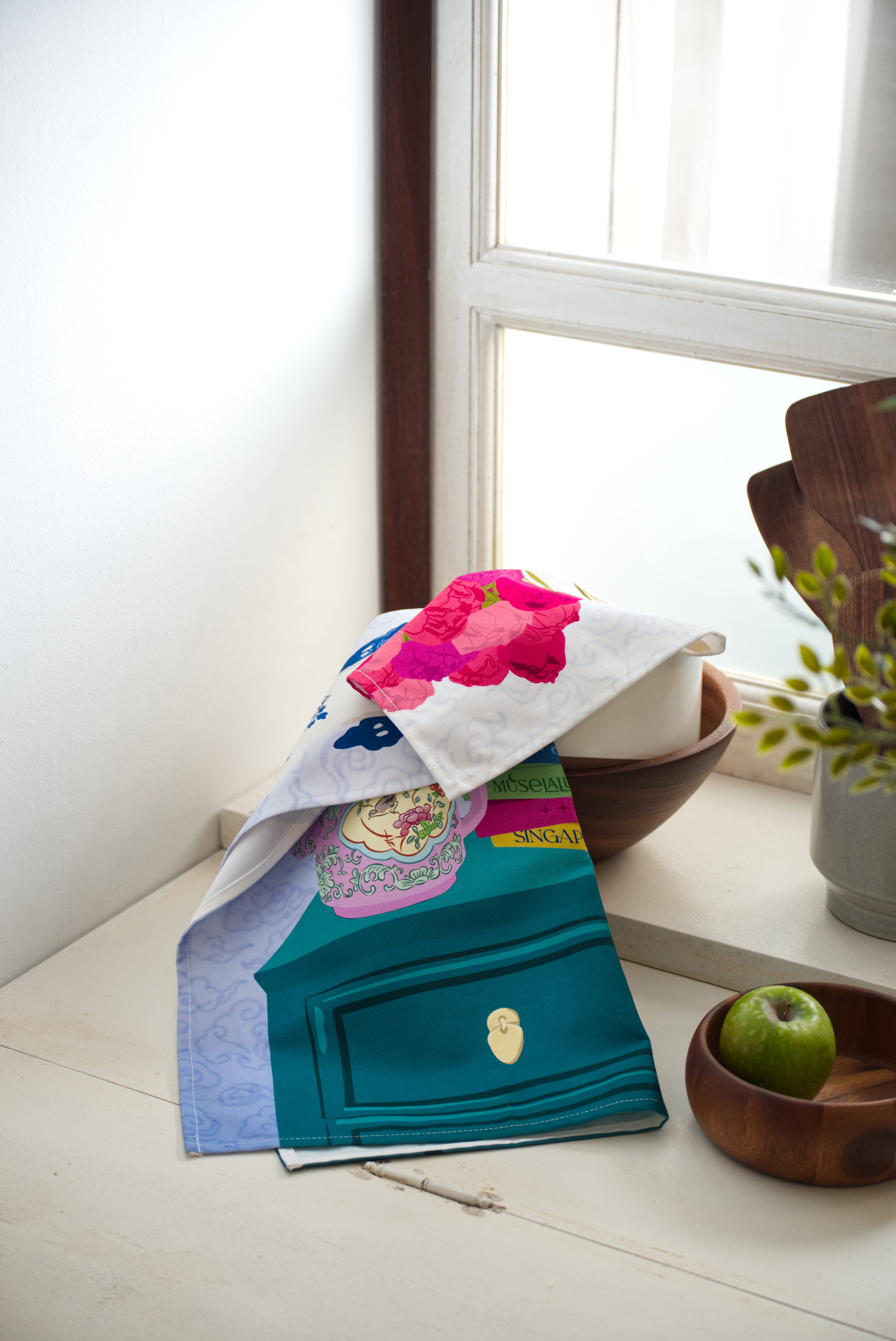 Muselaluna Tea towel - Bloom Where You're Potted