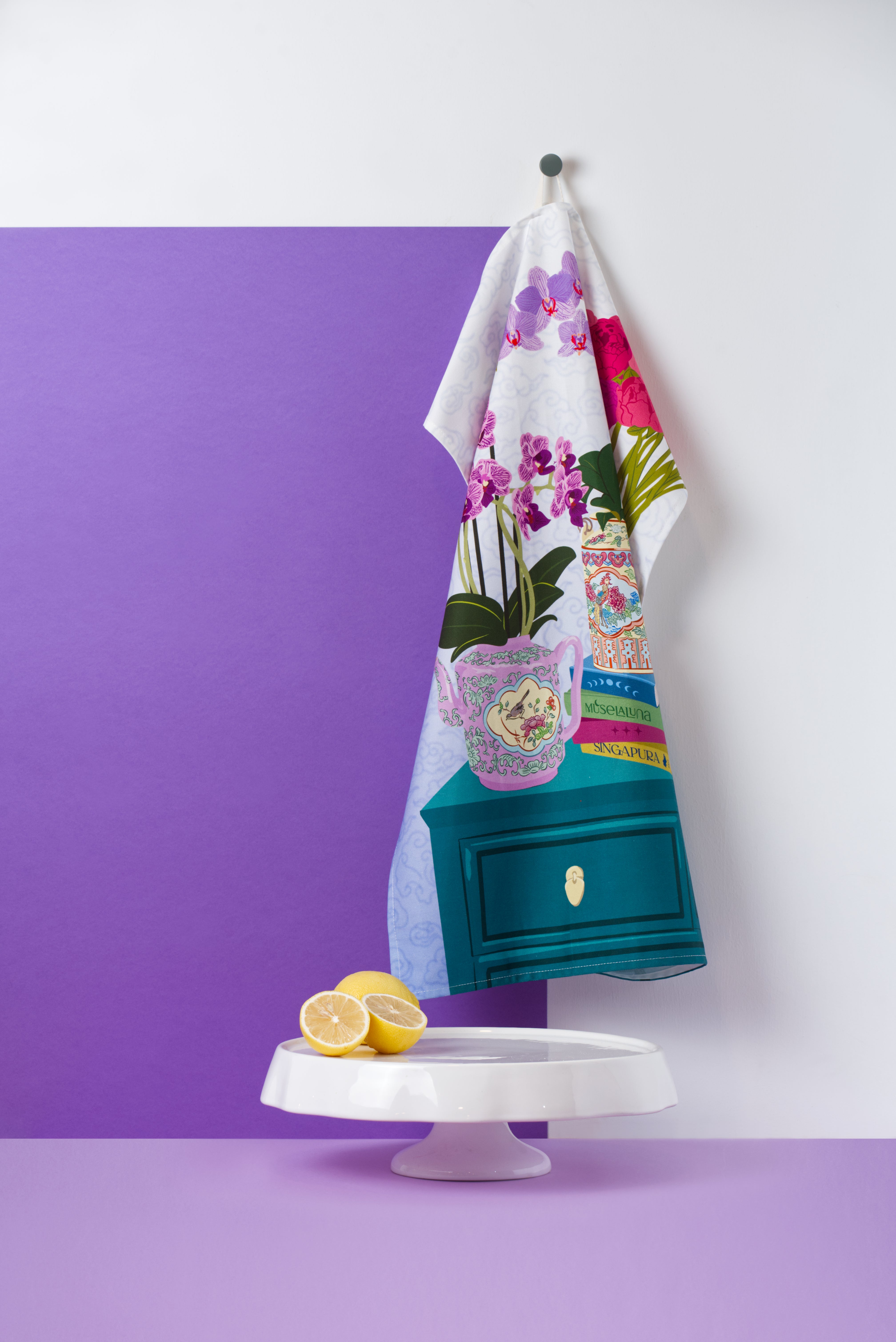 Muselaluna Tea towel - Bloom Where You're Potted