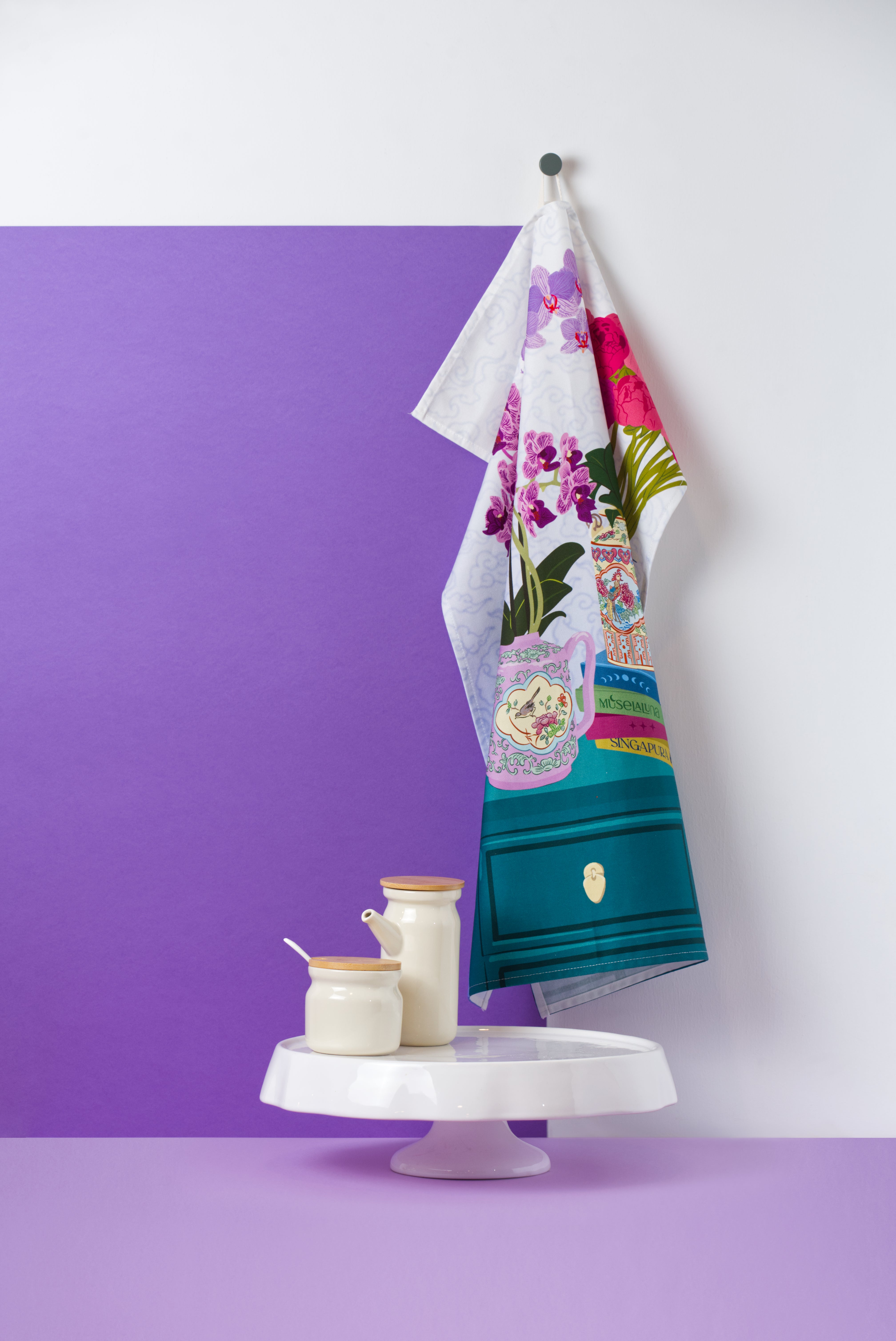 Muselaluna Tea towel - Bloom Where You're Potted