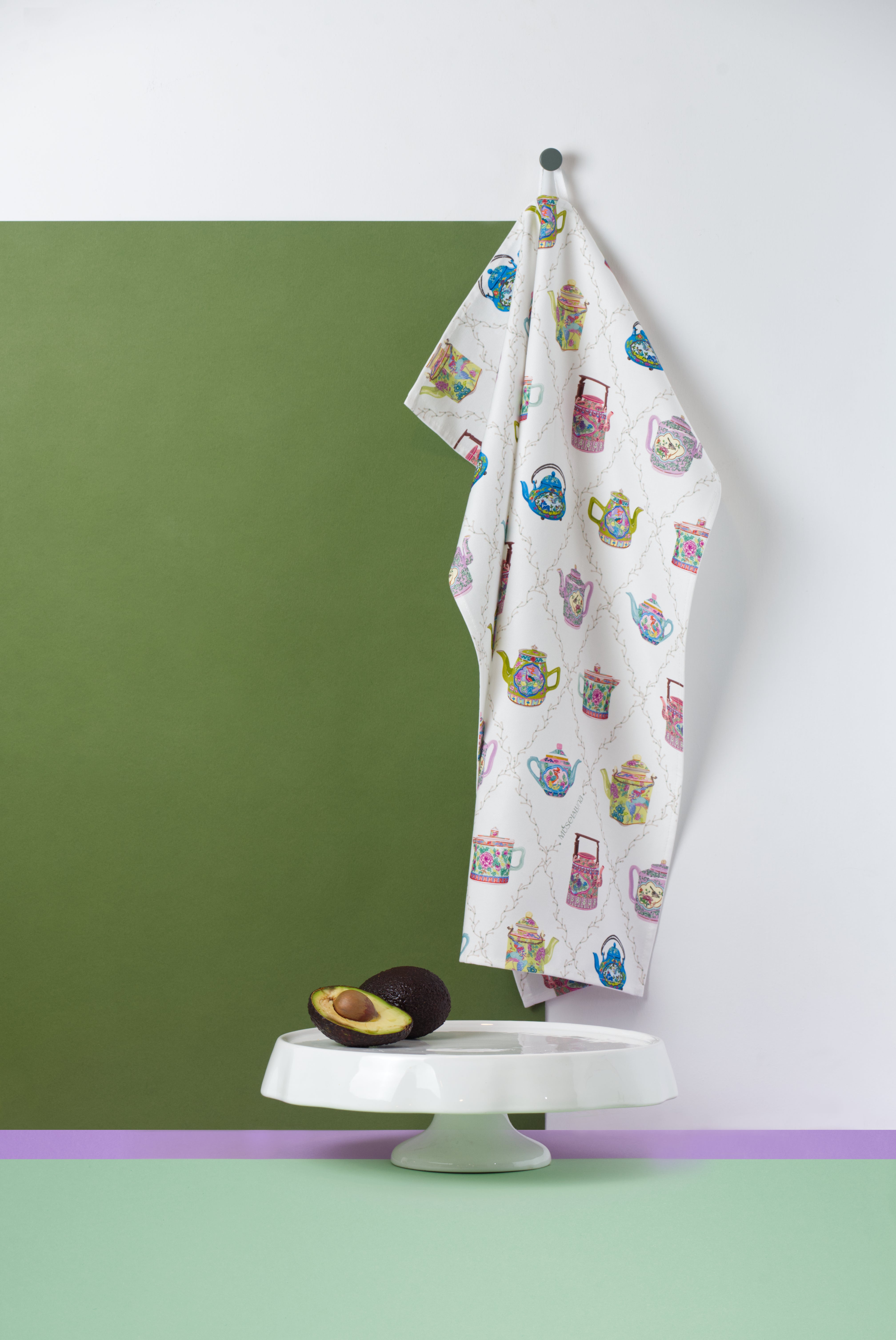 Muselaluna Tea towel - Brewed in Bloom