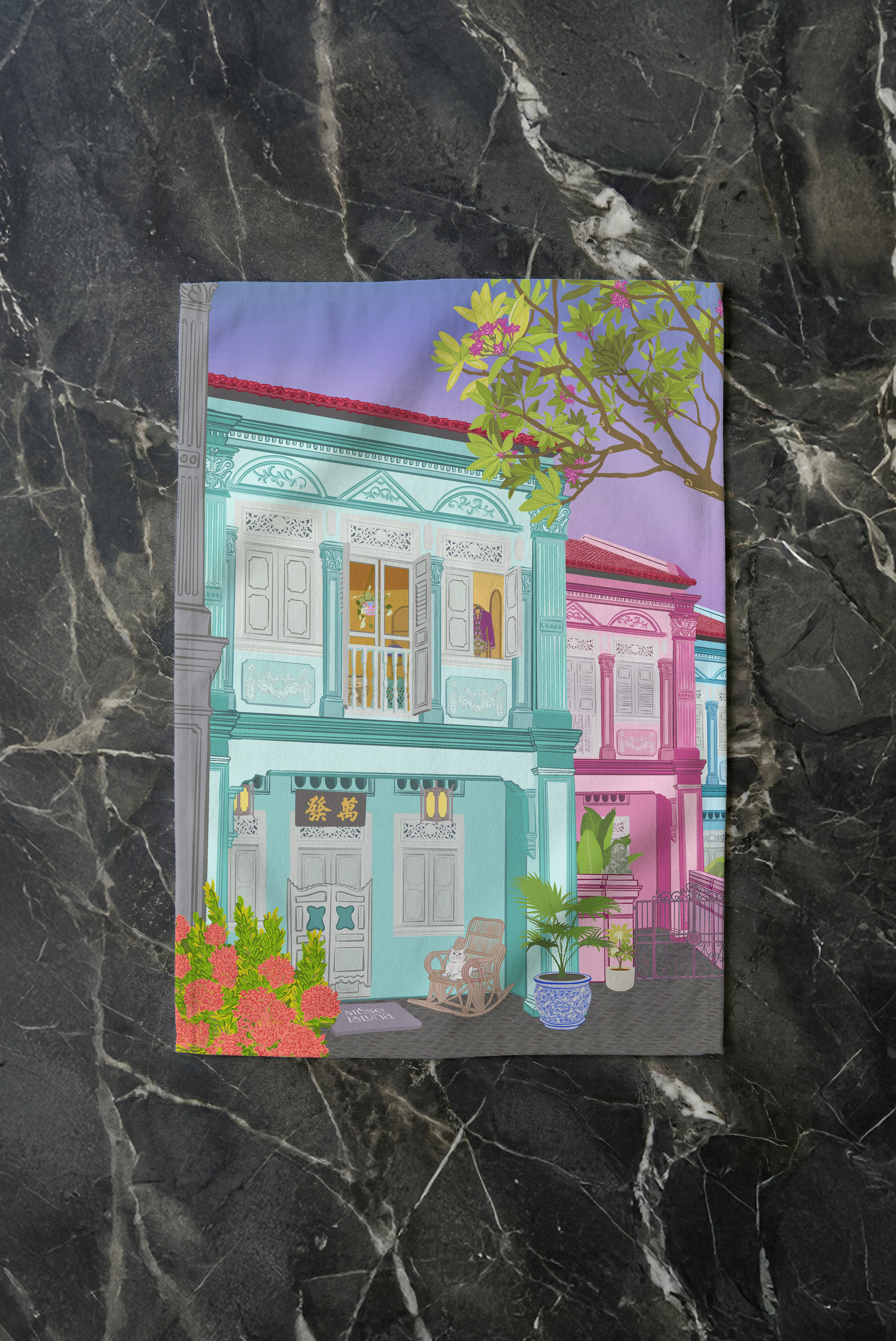 Muselaluna Tea towel - Everton Evenings