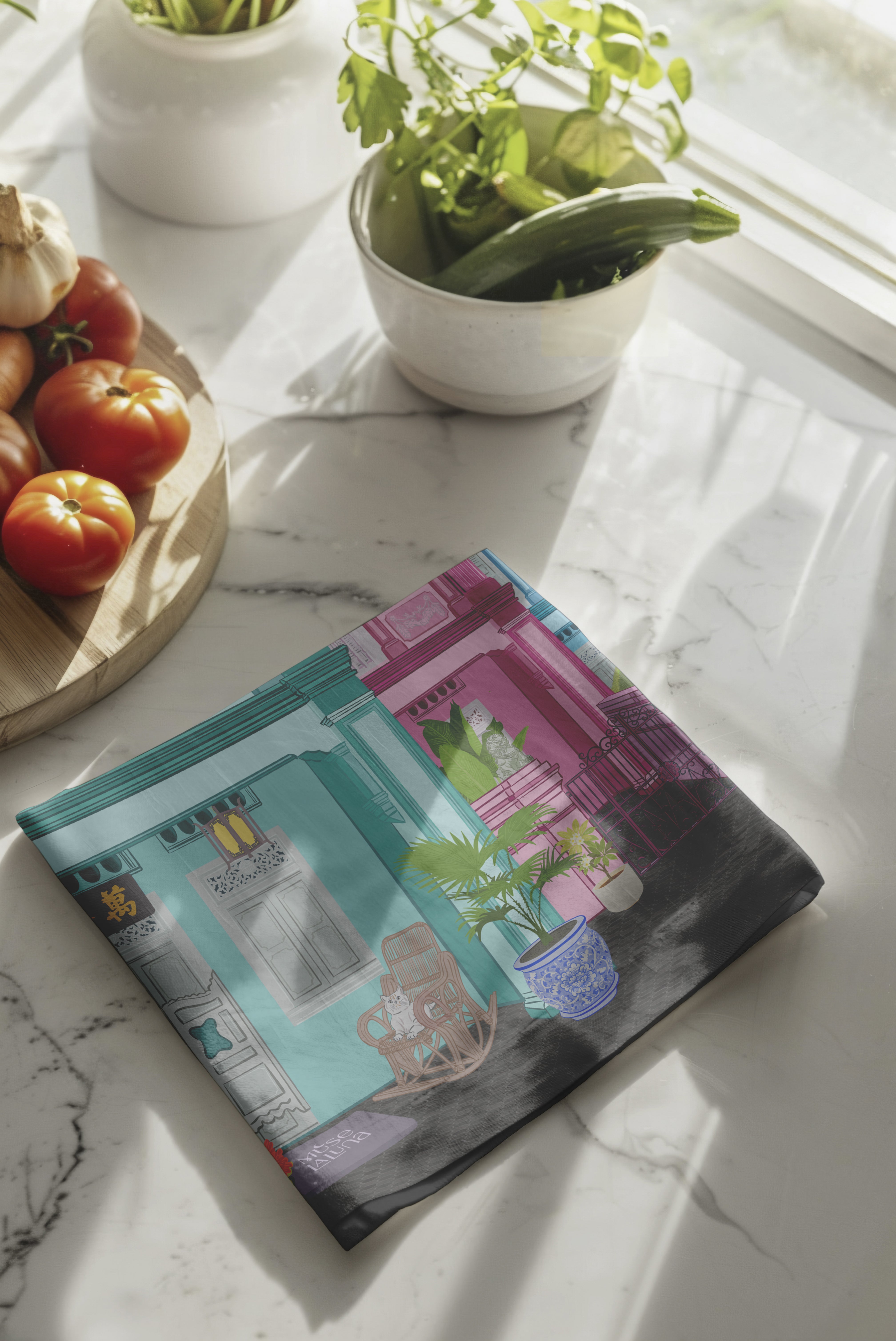 Muselaluna Tea towel - Everton Evenings