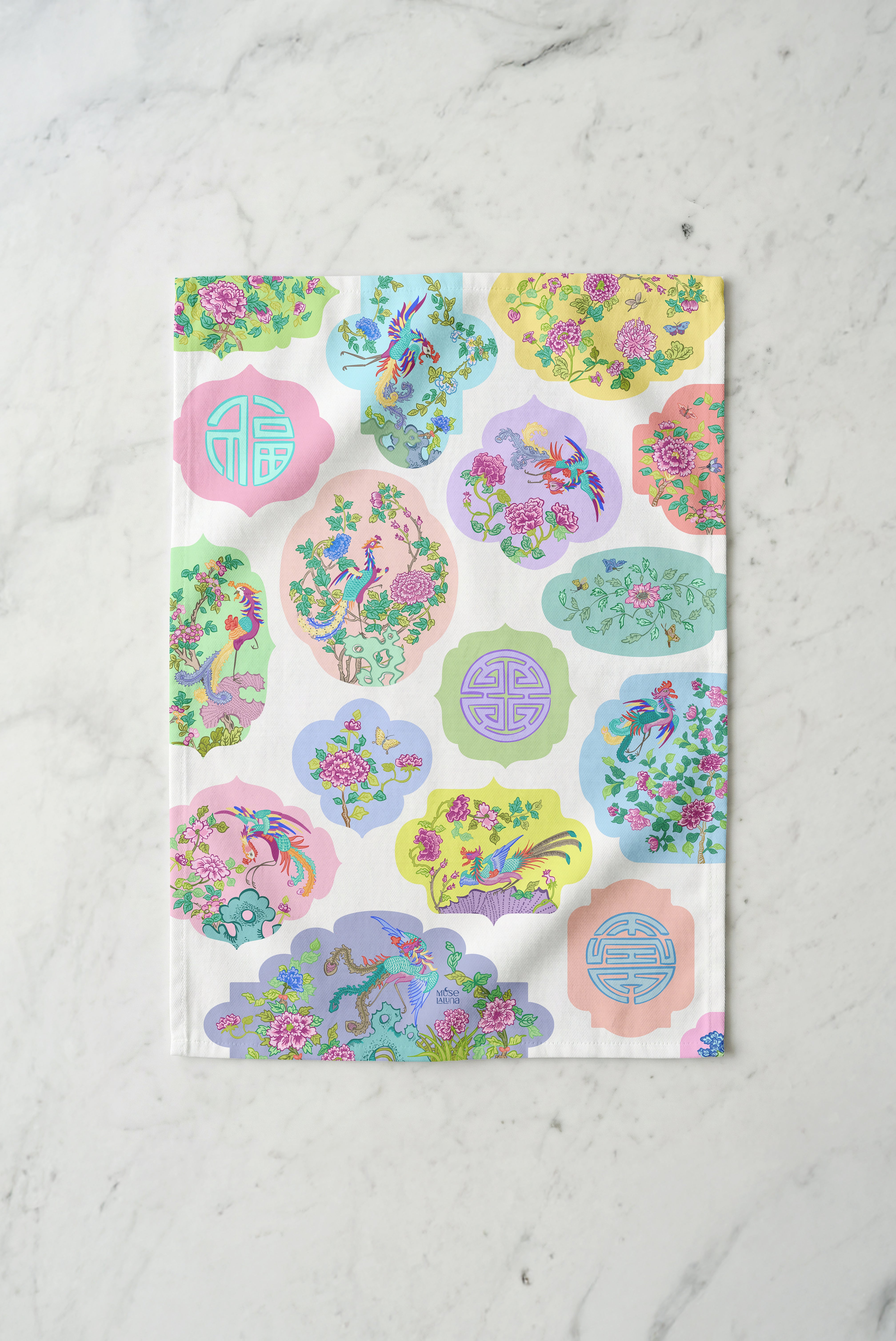 Muselaluna Tea towel - Flights of Fortune