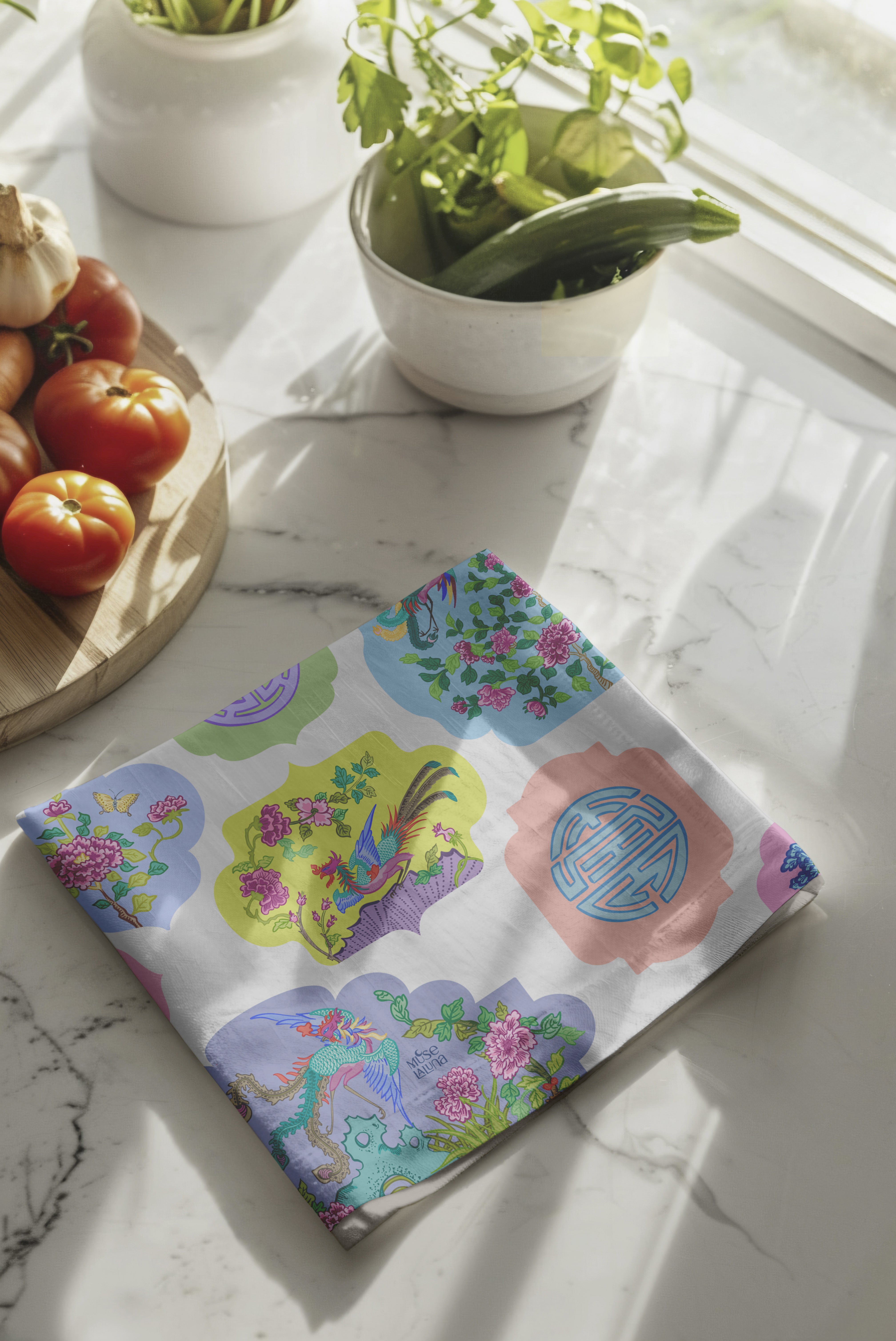 Muselaluna Tea towel - Flights of Fortune