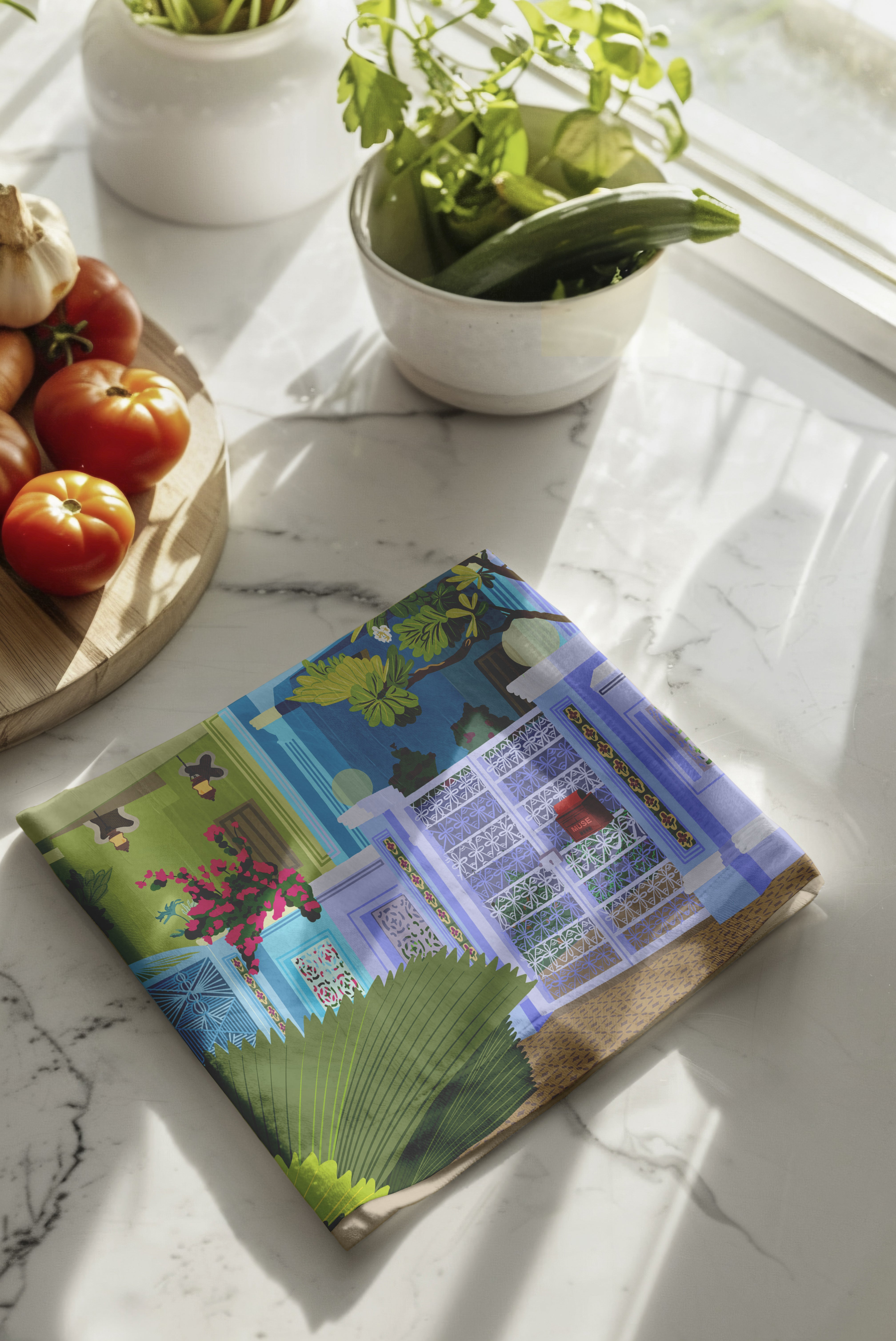 Muselaluna Tea towel - Pastel Sanctuary