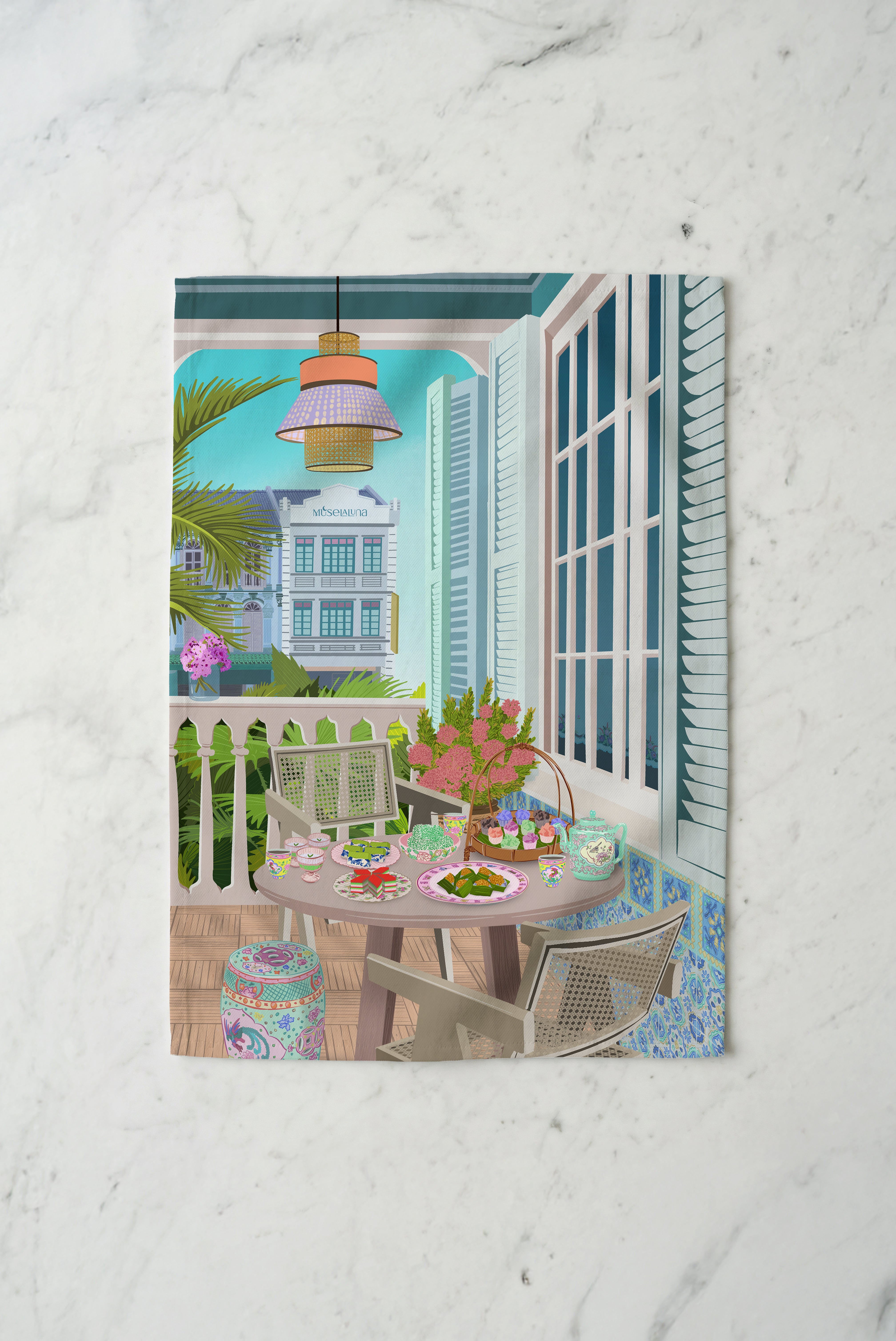Muselaluna Tea towel - Terrace Treats