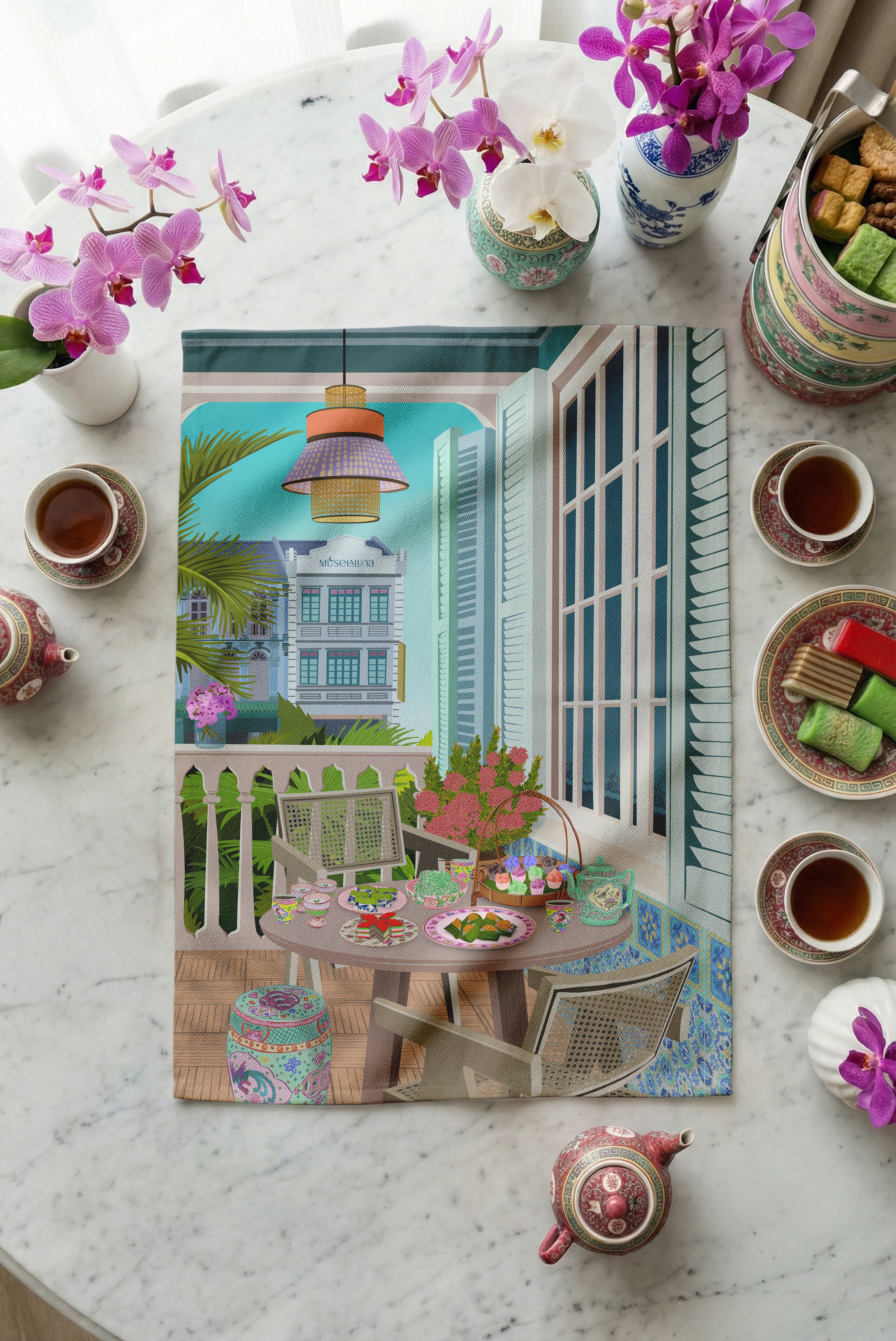 Muselaluna Tea towel - Terrace Treats