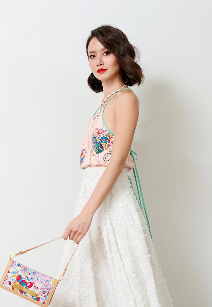 Nala Chinese Bustier Top - Ribbons Ballet