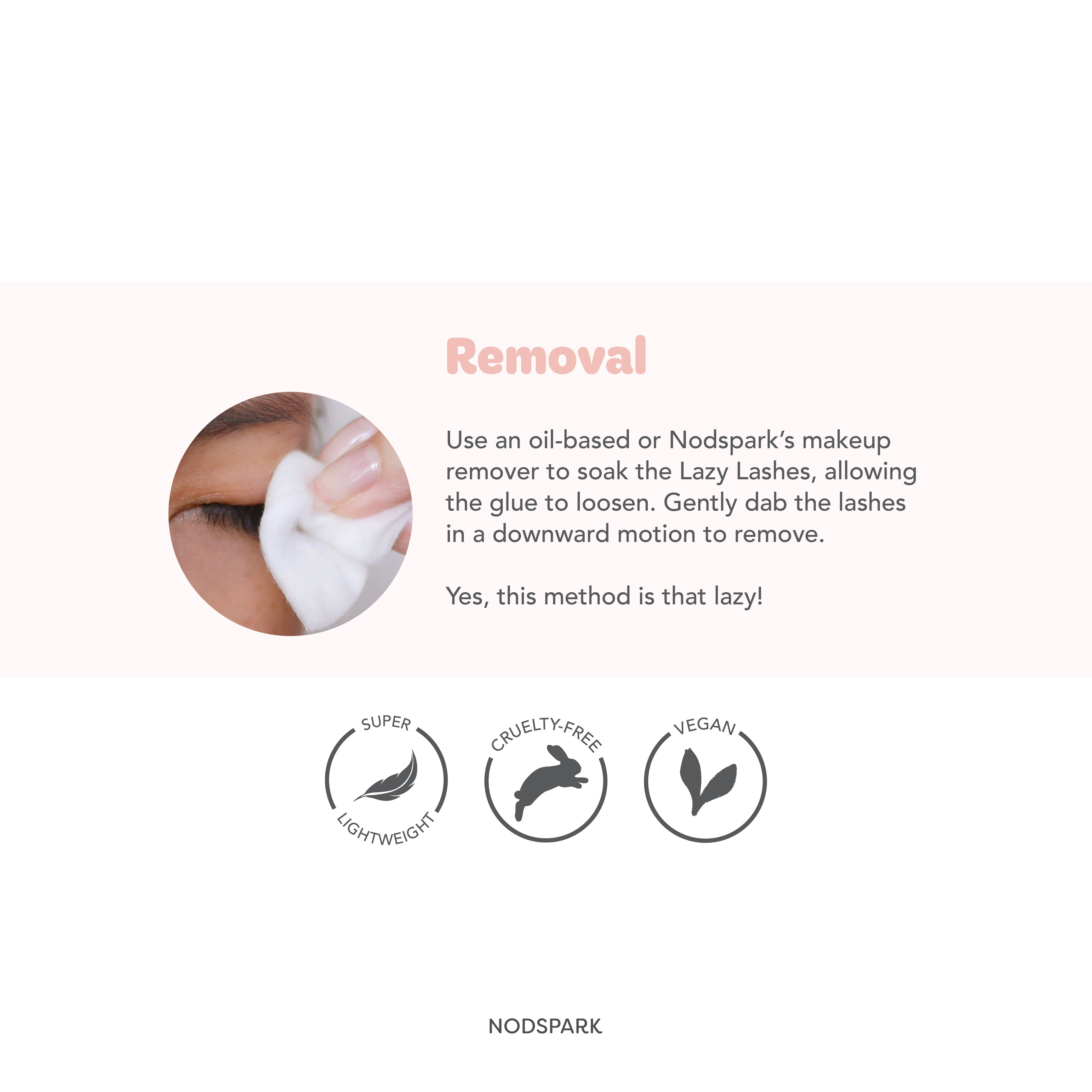 Nodspark - Everyday Neat Chic Lazy Lashes