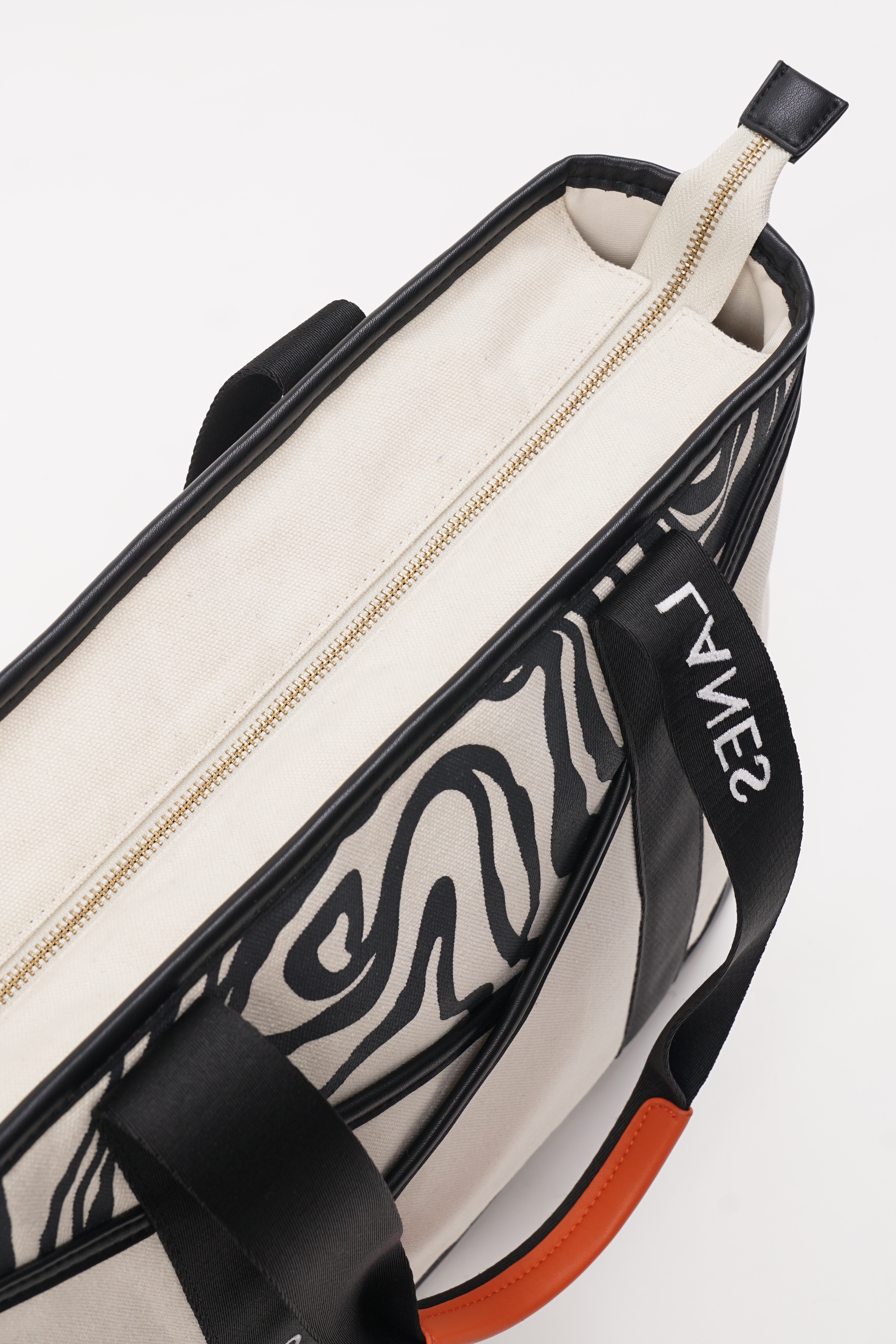 Shinjuku Lanes Origami Pocket Tote - Natural Terrain Print