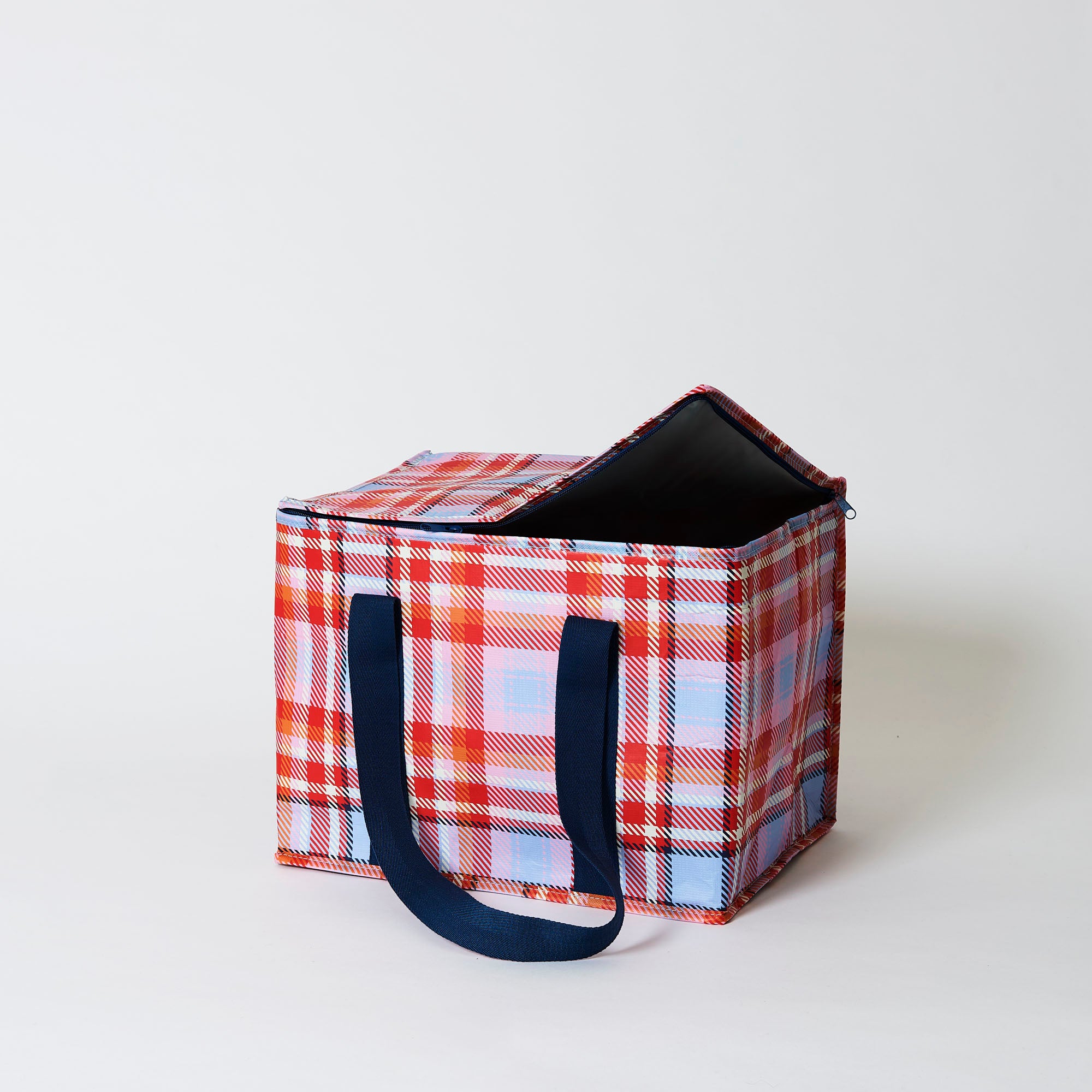 Project Ten Large Insulated Cooler Bag - Tartan