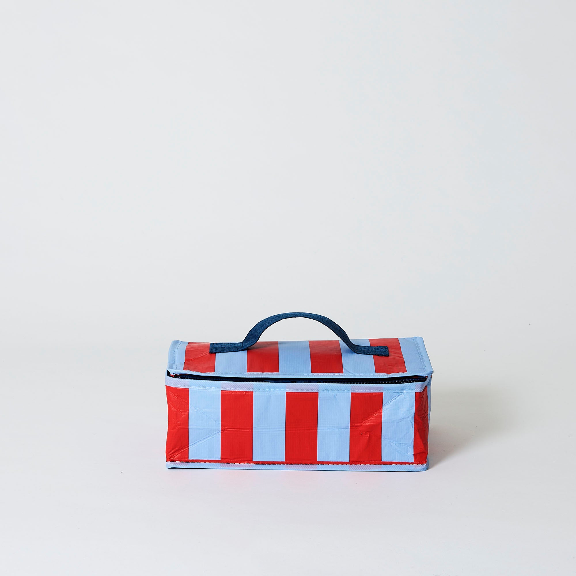 Project Ten Insulated Lunch Bag - Red Blue Stripe