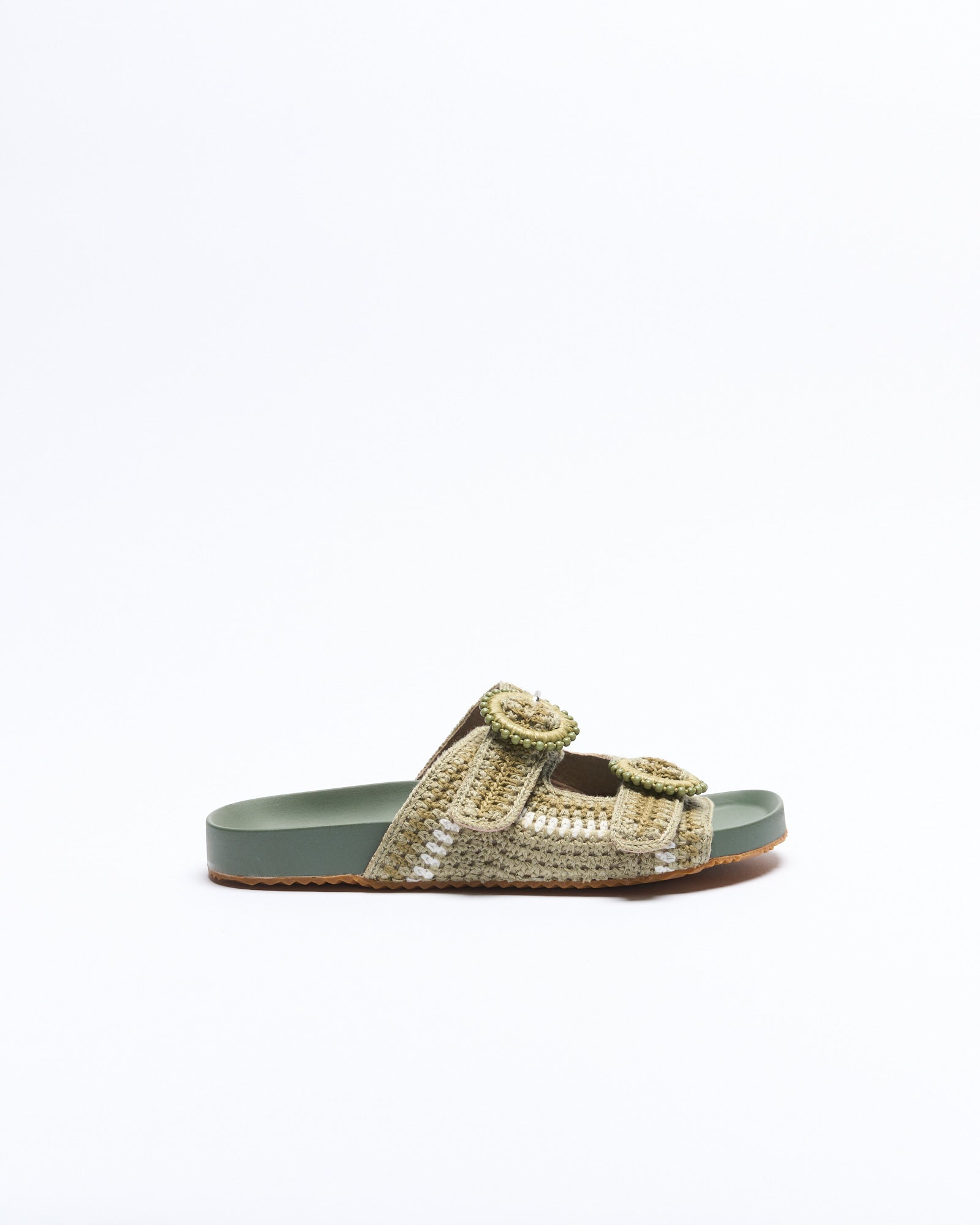 Walnut Melbourne Poet Slide - Sage Multi Green
