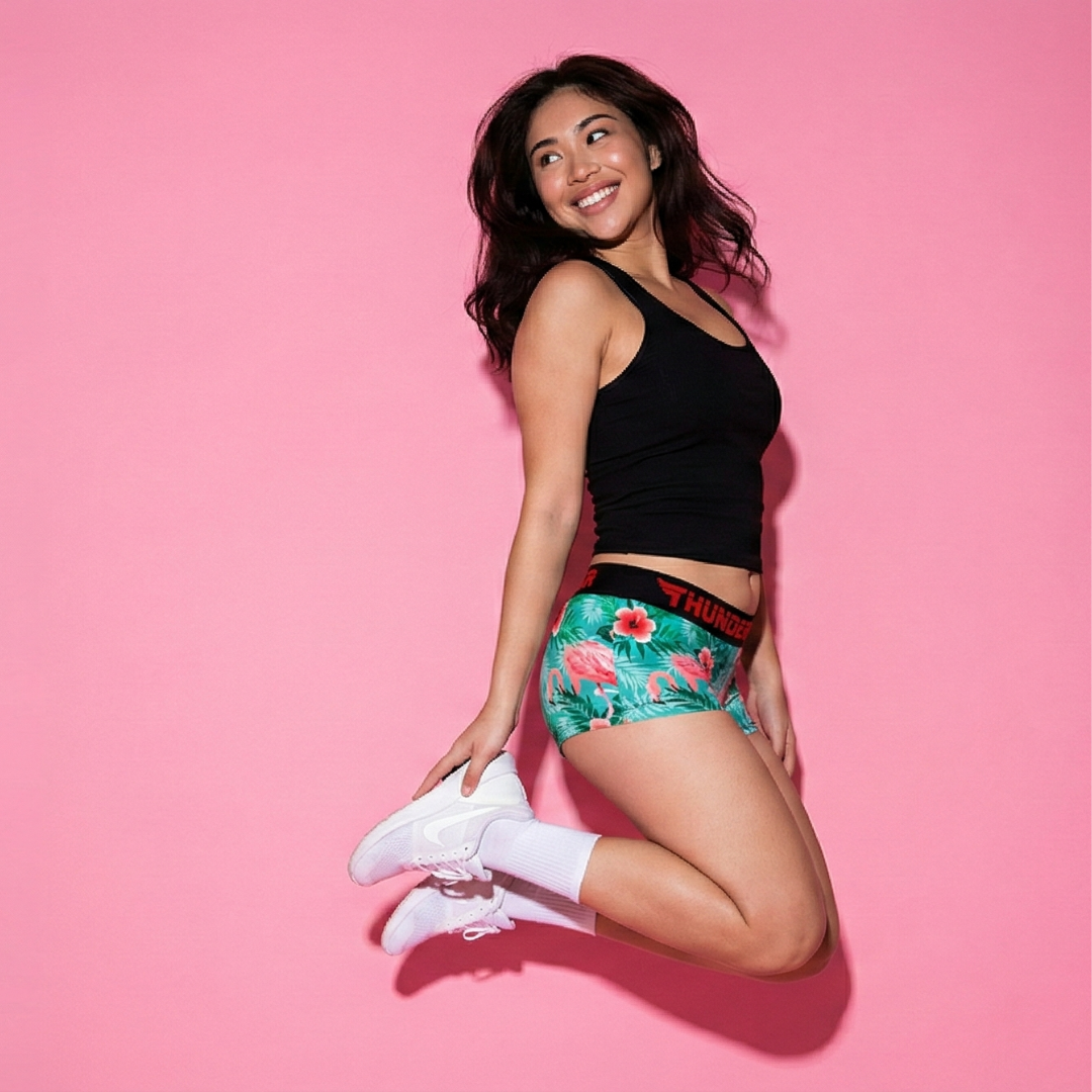 T.G.I.F. For Women - Peacocking Flamingo