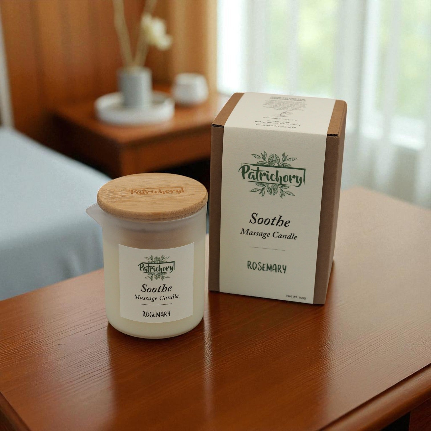 Patrichory - Soothe Rosemary Massage Candle