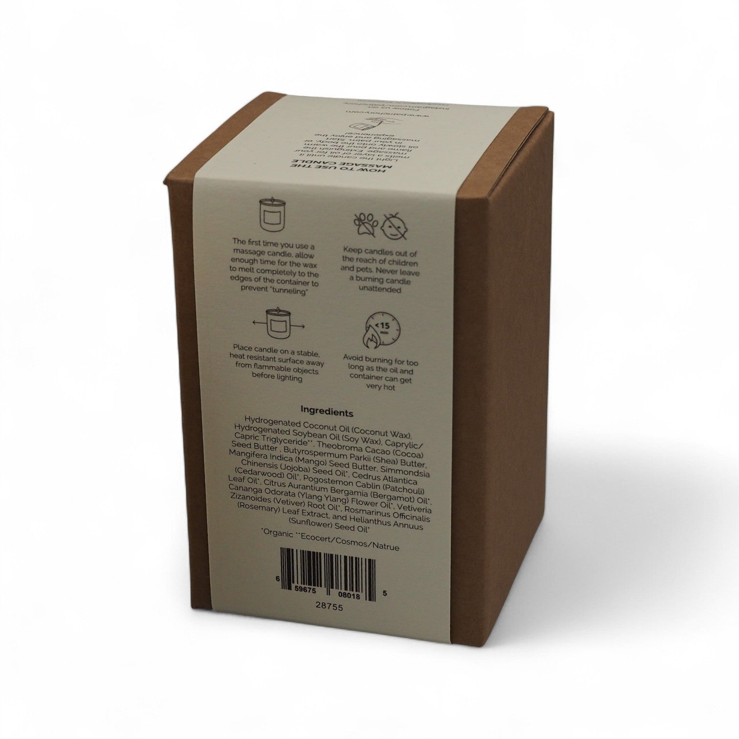 Patrichory - Tranquil Cedarwood Massage Candle