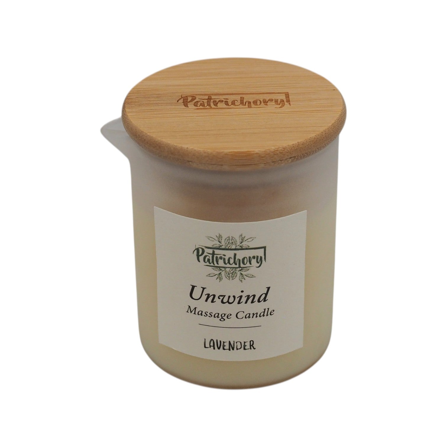 Patrichory - Unwind Lavender Massage Candle