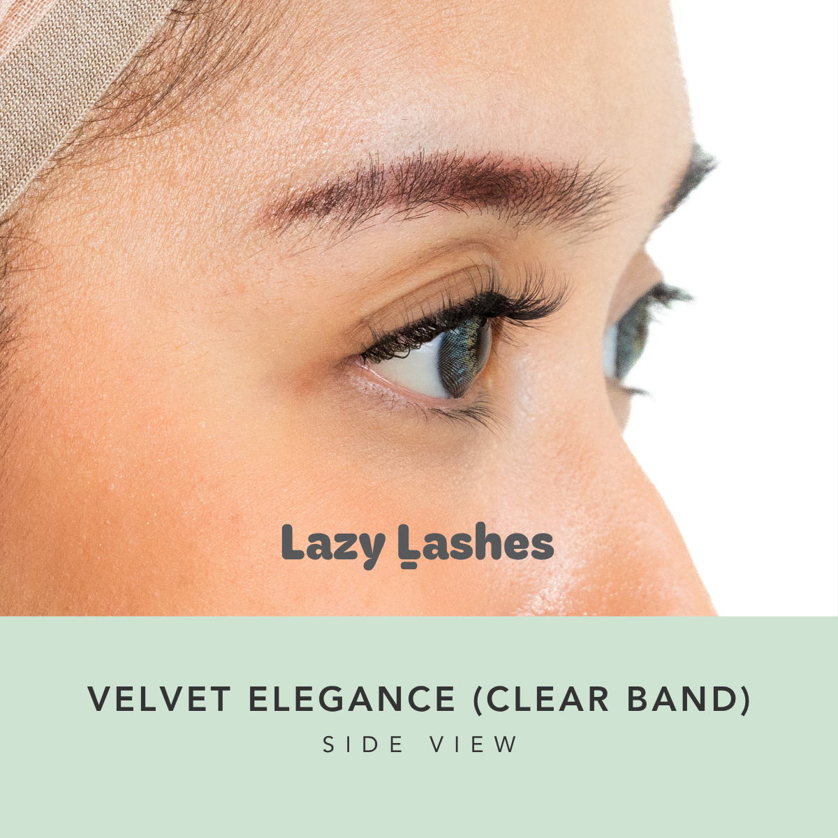Nodspark - Everyday Velvet Elegance (Clear Band) Lazy Lashes