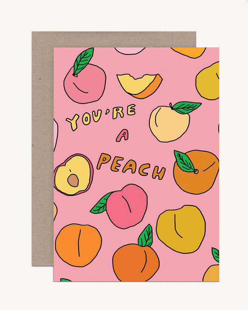 AHD Greeting Card - You're a Peach
