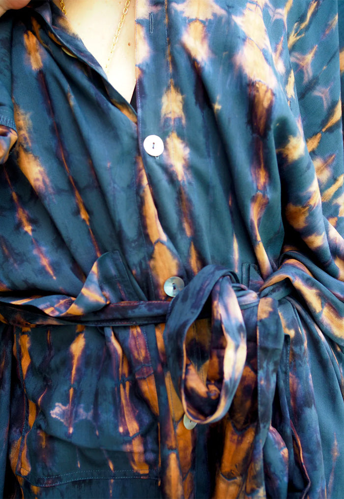 BaeBeeBoo Charcoal Dye Kimono