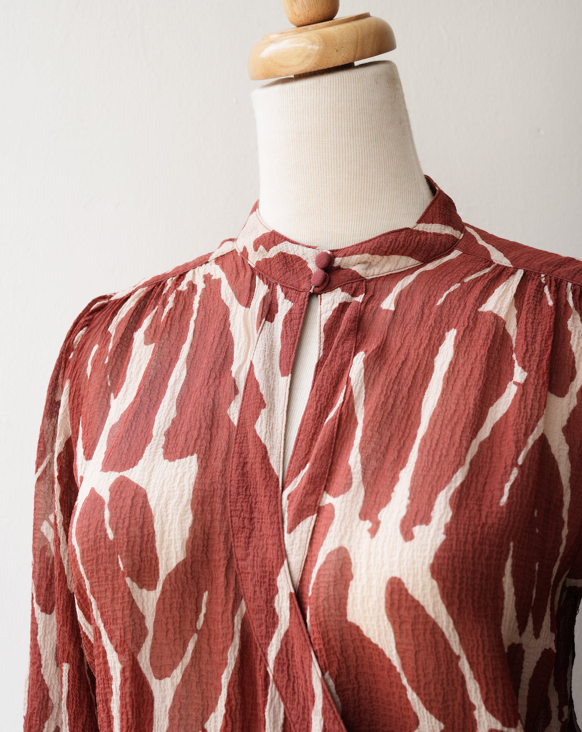 Thryfted Diane von Furstenberg Silk Wrap Mini Dress