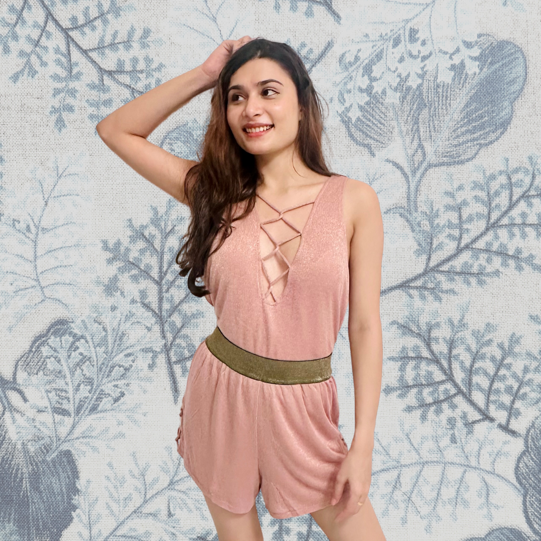 Junglesuit Film & Chill Pyjama Top – Powder Pink