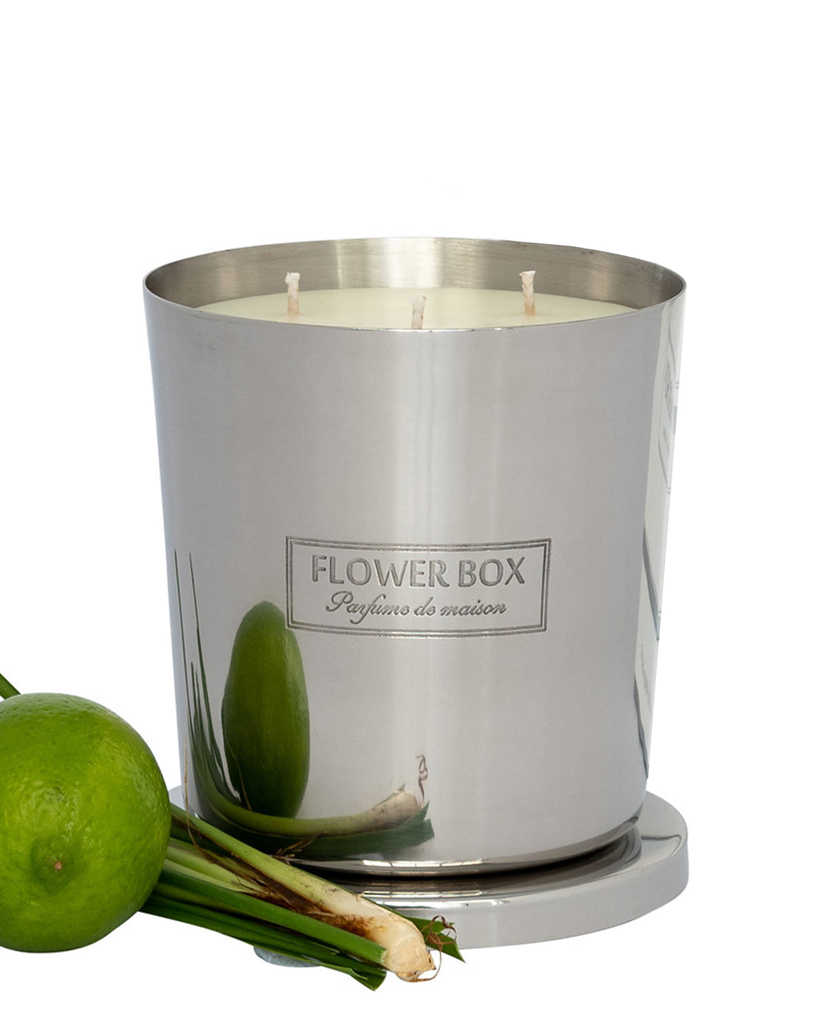 Flower Box Hallmark Candle (1kg) - Fresh Lemongrass
