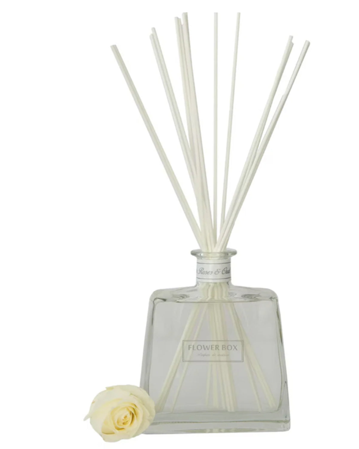 Flower Box Hallmark Diffuser (700ml) - White Rose & Oudwood