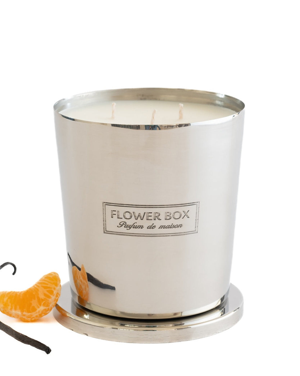 Flower Box Hallmark Candle (1kg) - Mandarin & Vanilla Bean