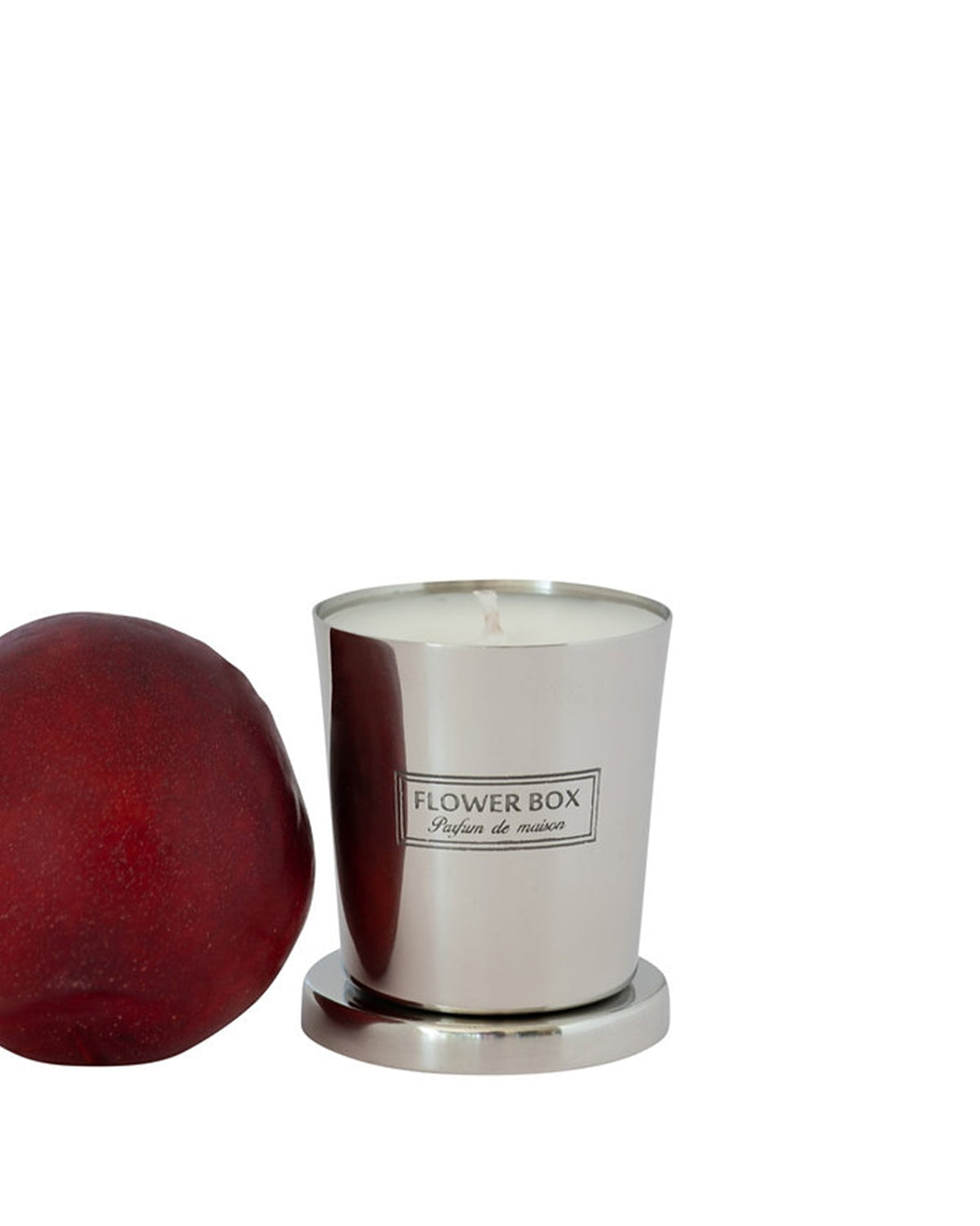 Flower Box Mini Candle (80g) - Blood Plum & Leather
